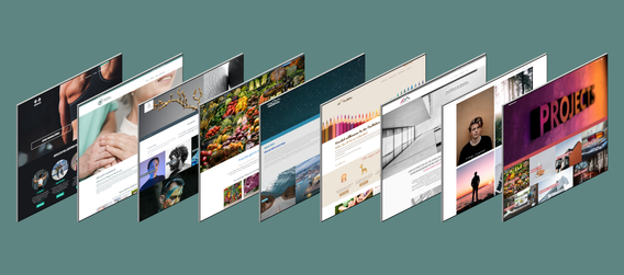 Website-Vorlagen für verschiedene Branchen
