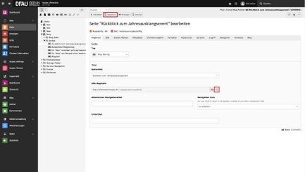 URL aktualisieren in TYPO3