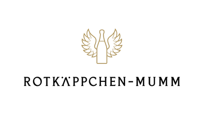 Logo Rotkaeppchen Mumm in gold-schwarz