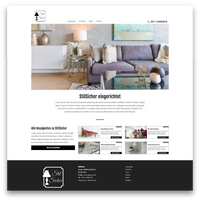 Website-Template für Einrichtung und Interieur