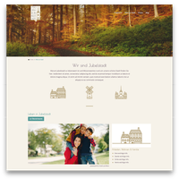 Website template for projects and campaigns
