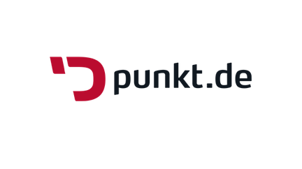 Logo mit einem roten p und Schriftzug punkt.de