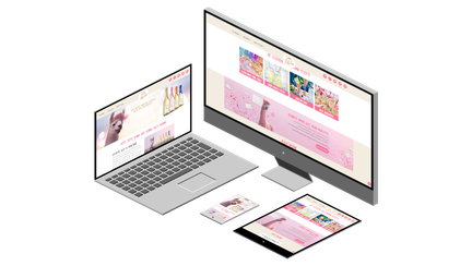 Website Darstellung von julesmumm.de auf verschiedenen Endgeräten