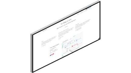 Website für Hotels – Kartenelemente