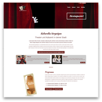 Website template for cultural institutions