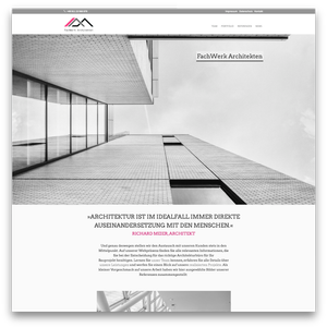 Template für Architektur-Website