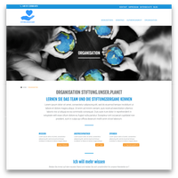 Website-Template für Stiftungen