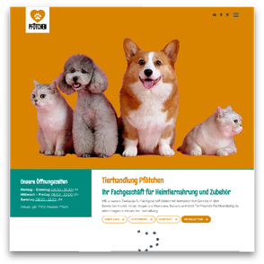 Website-Template für Tierhandlungen und Zoos