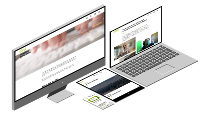 Website dkd.de auf verschiedenen Endgerätansichten dargestellt