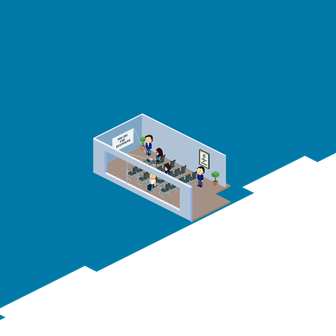 Ein Team von Fachleuten ist in einem Besprechungsraum versammelt, um Ideen auszutauschen und an einem Projekt zu arbeiten.