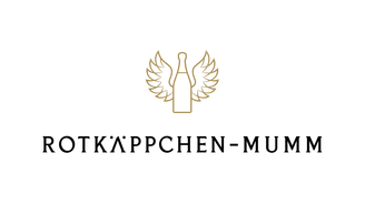 Logo Rotkaeppchen Mumm in gold-schwarz