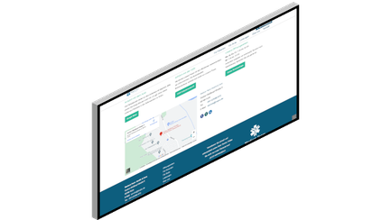 Kartenelement-Screenshot für Wegbeschreibung zur Arztpraxis