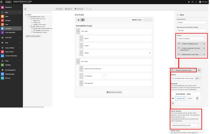 Screenshot Tutorial Formular Finisher anlegen
