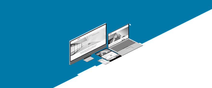 Ansicht verschiedener Endgeraete für das Website-Theme tabi