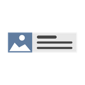 Ein graues und weißes Layout zeigt ein Profilbild und mehrere Textzeilen, die Informationen darstellen.