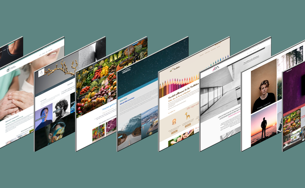 Website-Vorlagen für verschiedene Branchen
