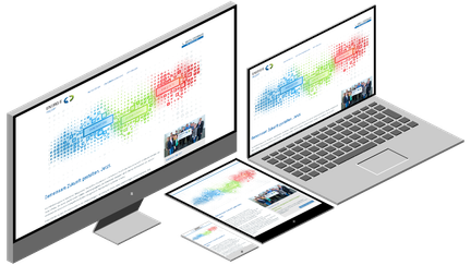 Website Darstellung von energieregion.de auf verschiedenen Endgeräten