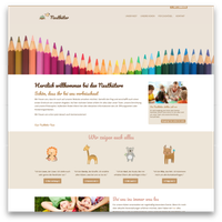 Website template for childcare