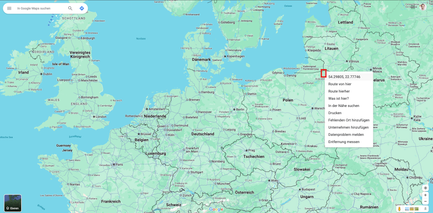 google maps karten daten ermitteln