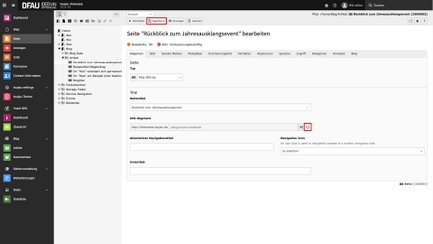 URL aktualisieren in TYPO3