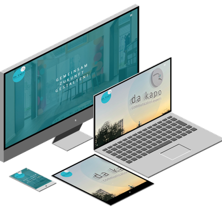 Responsive Screenshots von der Website da-kapo-de
