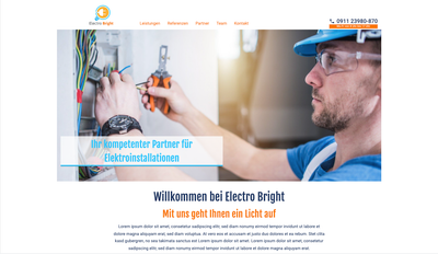 Website Template Handwerk