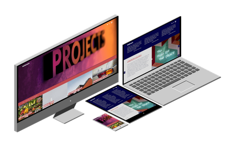 Screenshot vom farbintensiven medatsu-Theme mit dem sich Websites erstellen lassen