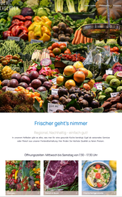 Ein bunter Marktstand voller frischer Obst- und Gemüsesorten, der eine einladende und gesunde Auswahl bietet.