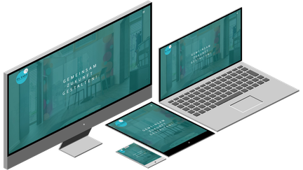 Darstellung der Website von dakapo auf verschiedenen Endgeräten