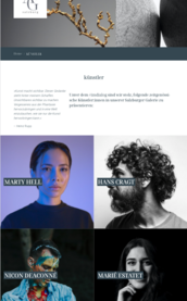 Eine künstlerische Collage von vier Porträts, die verschiedene Emotionen und Stile der zeitgenössischen Künstler zeigt.