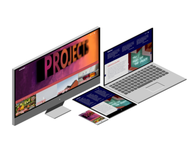 Screenshot vom farbintensiven medatsu-Theme mit dem sich Websites erstellen lassen