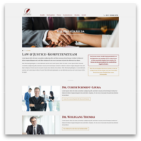Website-Template für Anwälte und Kanzleien