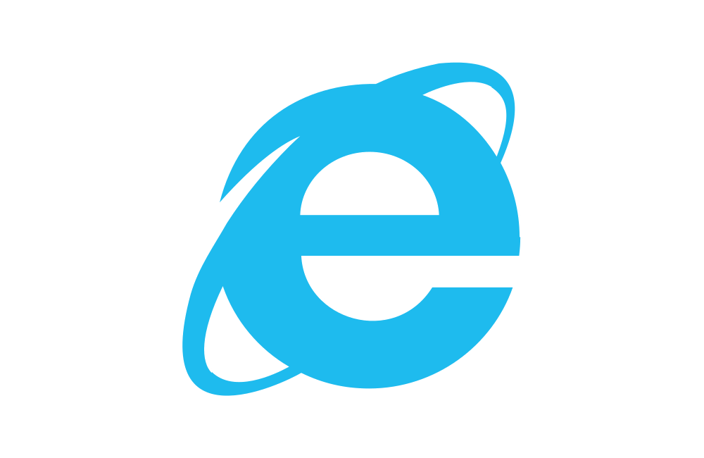 Logo des Internet-Explorers Version 10/11