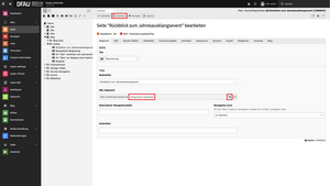 URL in TYPO3 manuell bearbeiten
