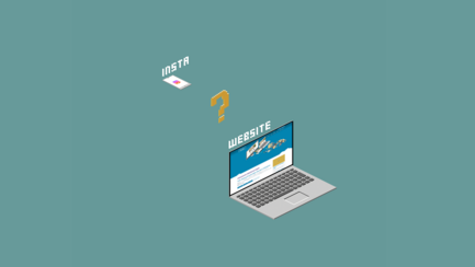 Instagram-Account oder Unternehmenswebsite? 