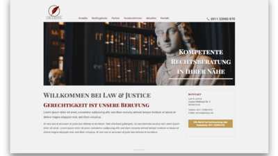 TYPO3-Template for Rechtsanwälte