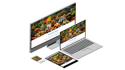 Website-Template für einen regionalen Bio-Laden