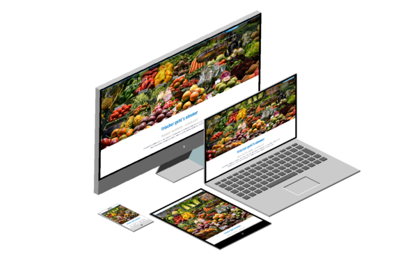 Website-Template für einen regionalen Bio-Laden