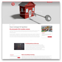Website-Template für Immobilienmakler und Wohngenossenschaften