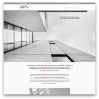 Website-Template für Architekten