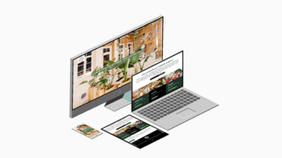 responsive design eines website templates, unterschiedliche Endgeräte