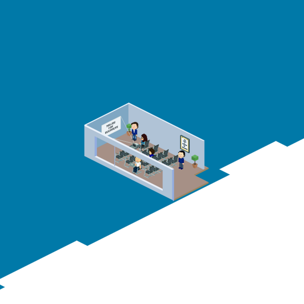 Ein Team von Fachleuten ist in einem Besprechungsraum versammelt, um Ideen auszutauschen und an einem Projekt zu arbeiten.