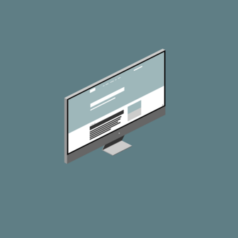 Ein moderner Computerbildschirm zeigt eine minimalistische Benutzeroberfläche mit verschiedenen Textfeldern und Schaltflächen.